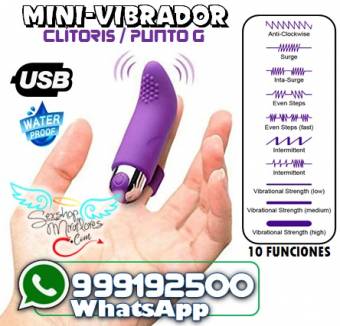 Mini Vibrador Dedo Punto G / Sexshop Miraflores