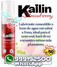 Lubricante Comestible Fresa / Sexshop Miraflores