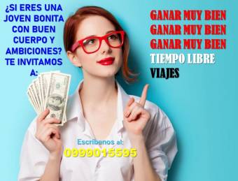 TRABAJO FIJO Y BIEN REMUNERADO PARA CHICAS GUAPAS