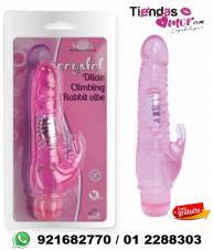 VIBRADOR CLITORIAL CONEJITO CRYSTAL DILDO
