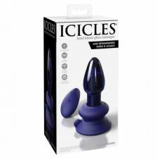 VIBRADOR ICICLES VIDRIO AZUL N° 85