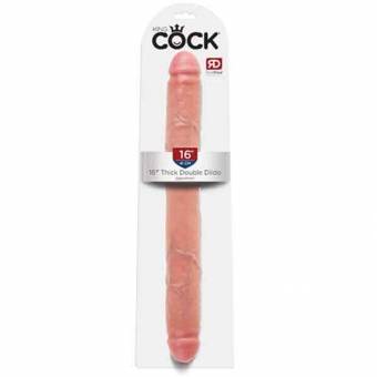 CONSOLADOR DOBLE KING COCK #16. Pipedream ha puesto un nuevo giro en un producto clásico para lograr el mejor posible caucho hecho en LOS EEUU