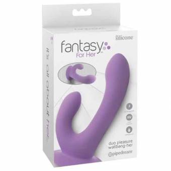 sexshop69 VIBRADOR FANTASY DOBLE PLACER PURPURA.  wsp +51 9943892313- ..