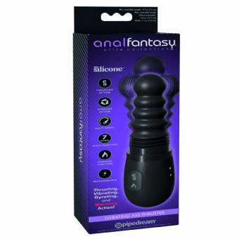 GIRATORIO NEGRO   VIBRADOR FANTASY