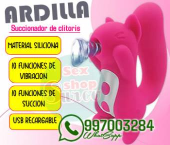 SEXSHOP / SURCO / ARDILLA / VIBRADOR / SUCCIONADOR DE CLITORIS