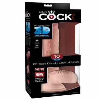 CONSOLADOR KING COCK PLUS 10 CON TESTICULOS. wsp +51 994389213 - delivery
