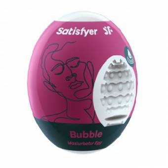 HUEVO ACARICIADOR SATISFAYER BURBUJA -VIOLETA......