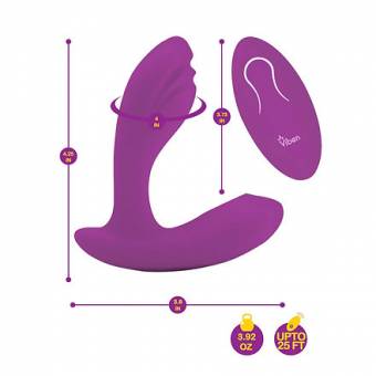 sexshop - PANTY VIBRADOR FUCSIA 10 FUNCIONES CONTROL REMOTO