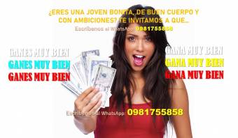JOVEN LINDA, SANA Y DE BUENAS COSTUMBRES DEBES CONTACTARTE CON NOSOTROS
