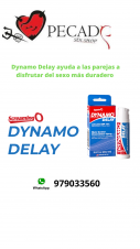DYNAMO DELAY RETARDANTE AMERICANO SEXSHOP PECADOS