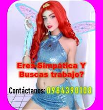 CHICA BONITA TRABAJA EN UNA AGENCIA QUE TE PAGA BIEN