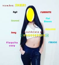 FLACA BONITA DISPUESTA A COMPARTIR UN POCO DE SU AMOR