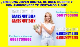 TRABAJA DE AUTÉNTICA ESCORT EN QUITO EXCELENTES INGRESOS DIARIOS
