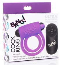 -ANILLO VIBRADOR CONTROL REMOTO DE SILICONA PURPURA.  Corran juntos y aumenten su orgasmo. Mejora tu vida y dale a tu miembro una emoción impresionant