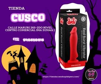 VIBRADOR REAL DIDI  ROJO INTENSO