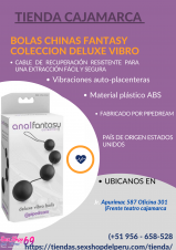 BOLAS CHINAS FANTASY COLECCION DELUXE VIBRO.  Estas bolas chinas cuentan con un cable de recuperación resistente para un manejo fácil y seguro.