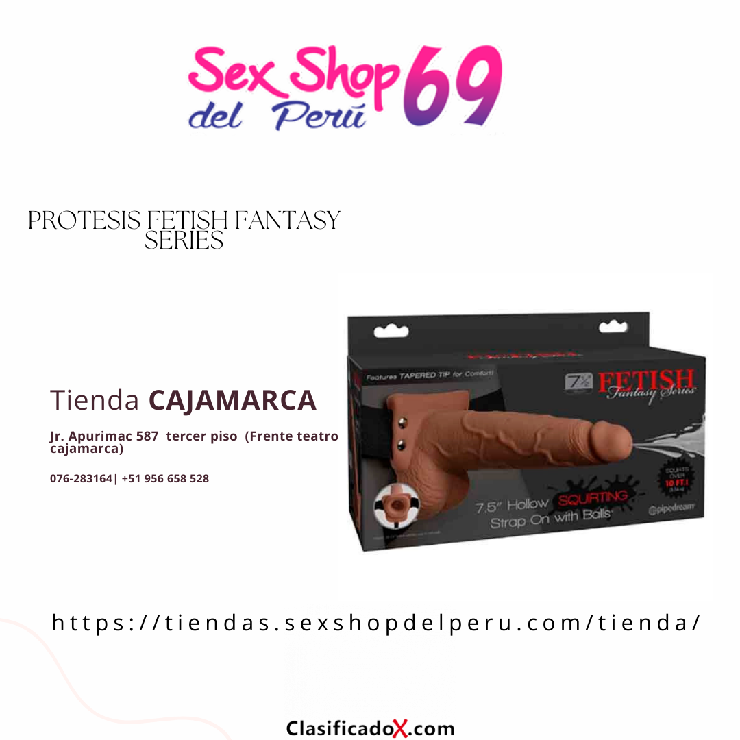 PROTESIS FETISH FANTASY SERIES 7.5 EYACULADOR.  Ahora puede crear la sensación de un pene eyaculando y sentirte más seguro de tu tamaño