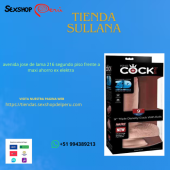CONSOLADOR KING COCK PLUS 9 CON TESTICULOS.- +51 994389213 sullana---