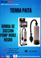 La mejor calidad en juguetes sexuales... Bomba de Succion negra