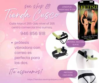 PROTESIS VIBRADOR FETISH FANTASY BRILLANTE. La sensación de satisfacer el placer con la prótesis vibradora con correa es perfecta para los dos. Perfec