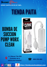 Sexshop paita: Bomba de succion Pum Clear
