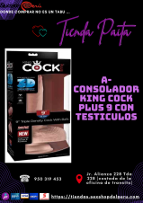 Si buscas un consolador.... el KING COCK PLUS 9 CON TESTICULOS..... somos SEXSHOP PAITA