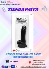 CONSOLADOR NEGRO BASIX ... SEXSHOP69