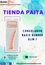DESCUBRE EL MUNDO DEL PLACER CON EL CONSOLADOR BASIX RUBBER .... SEXSHOP69
