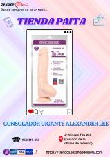 DISFRUTA DEL PLACER, EN COMPAÑIA DEL CONSOLADOR GIGANTE ALEXANDER LEE... SEXSHOP69