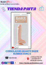 UN RUBBER DONG 8 CONSOLADOR.... SEXSHOP PAIITA :)