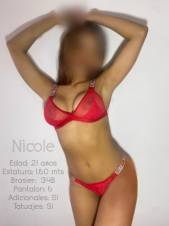 Me presento soy NICOLE 21 años me concidero una joven universitaria