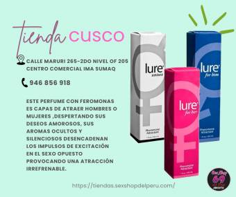 LURE FOR HER.   Este perfume con feromonas pcapas de atraer  ,despertando sus deseos amorosos, sus aromas ocultos y silenciosos desencadenan los impul