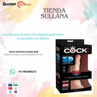 CONSOLADOR KING COCK PLUS 7 TRIPLE DENSIDAD.-wsp +51 994389213---