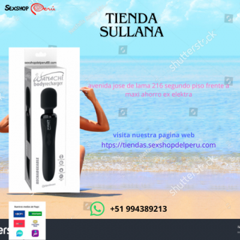 sullana VIBRADOR WANACHI BODY NEGRO. wsp +51 994389213 - delivery