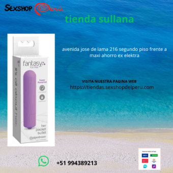 VIBRADOR BALA FANTASY RECARGABLE PARA ELLA - wsp +51 994389213 --