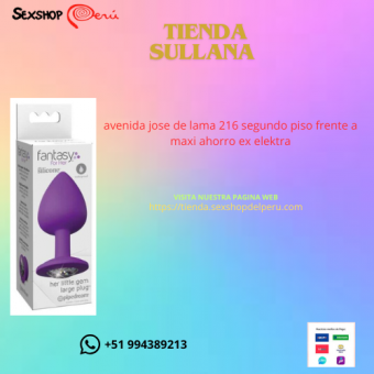 CONSOLADOR FANTASY PEQUEÑA GEMA PURPURA. - wsp +51 994389213 --