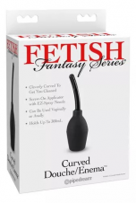 ENEMA CURVADUCHE NEGRO---sexshop69-tienda paita