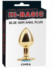 METAL GEMA AZUL DORADO--TIENDA PAITA SEXSHOP 69