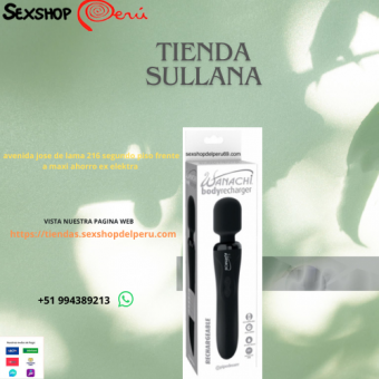sexshop69 VIBRADOR WANACHI BODY NEGRO. wsp +51 994389213 - sullana