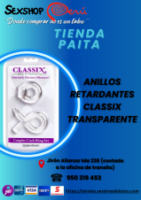 ANILLOS CLASSIX TRANSPARENTE ..... SEXSHOP PERU