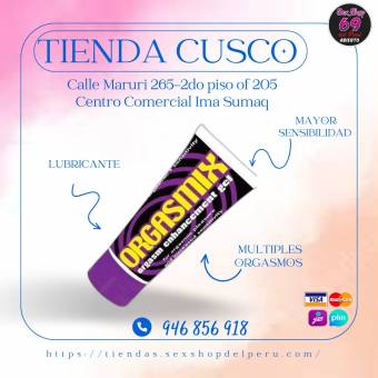 Gel potenciador del orgasmo Orgasmix Este gel aumenta la sensibilidad del clítoris y el deseo sexual.  Disminuye el tiempo necesario para lograr multi