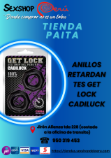 SEXSHOP LO MEJOR EN JUGUETES SEXUALES.... ANILLO GET LOCK