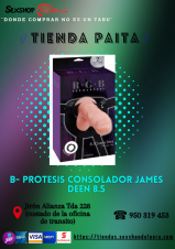 B- PROTESIS CONSOLADOR JAMES DEEN 8.5..... sexshop