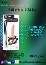 PROTESIS VIBRADOR HI BASIC LOVER‵S... SOMOS SEXSHOP