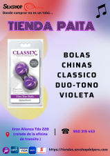 BOLAS CHINAS CLASSICO DUO-TONO VIOLETA- SESHOP PAITA