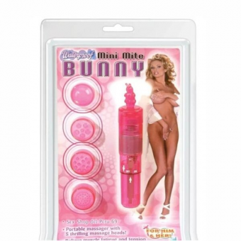 VIBRADOR GRANOS BUNNY ROSADO----SEXSHOP69-TIENDA PAITA