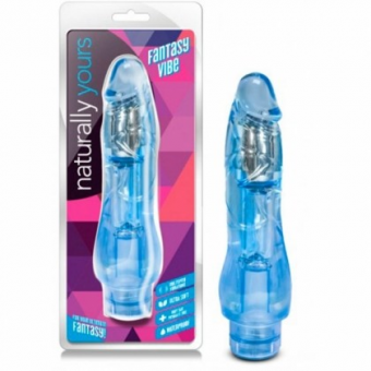 NATURALLY FANTASIA AZUL - VIBRADOR.---- SEXSHOP 69 , TIENDA PAITA