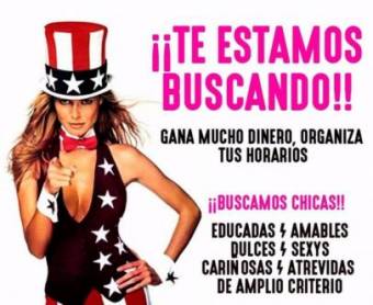 SOLICITO CHICAS PARA ESCORT VIP EXCELENTES GANANCIAS