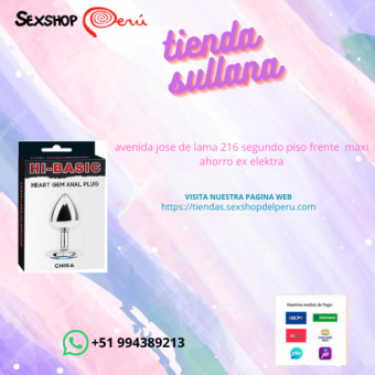 CONSOLADOR PLUG CON GEMAS DE CORAZON. wsp +51 994389213 - Sullana