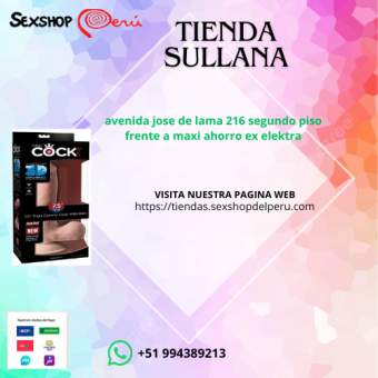 -CONSOLADOR KING COCK PLUS 7.5 CON TESTICULO. wsp +51 994389213